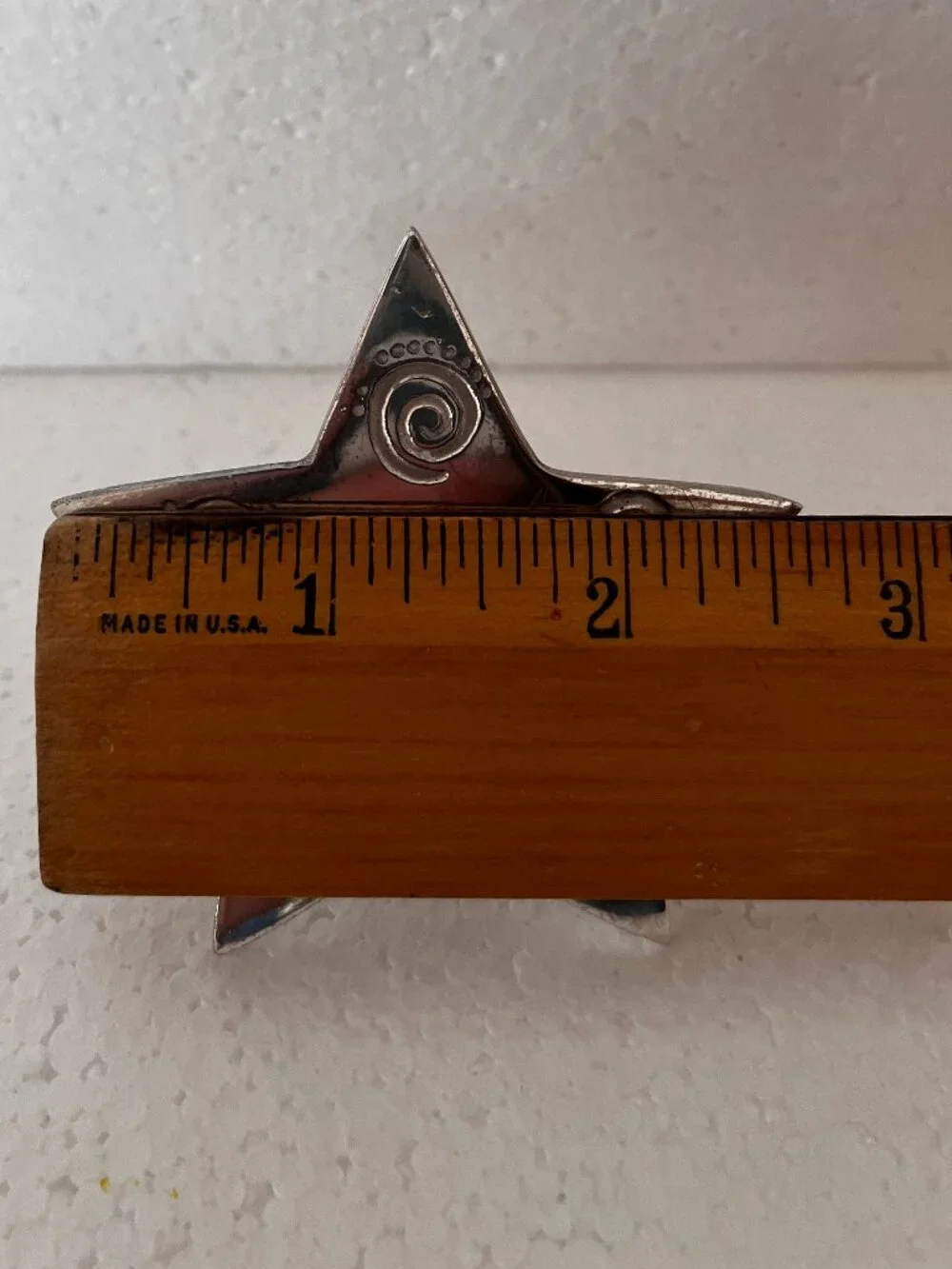 Vintage 90's Pier 1 Silver Plated Star Napkin Rings